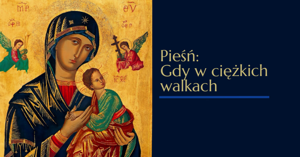 Ikona Matki Bożej z Dzieciątkiem i aniołami